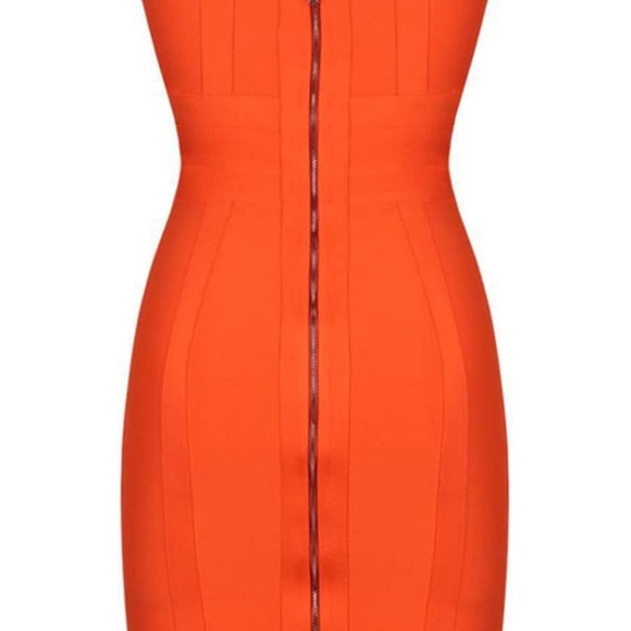 Orange Bandage Dress, size medium but fits like small - Picture 8 of 8
